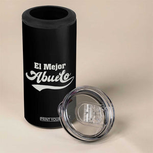 El Mejor Abuelo 4 in 1 Can Cooler Tumbler Fathers day Dia Del Padre Best Abuelo Gifts In Spanish TB10 Print Your Wear