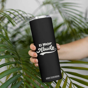 El Mejor Abuelo Skinny Tumbler Fathers day Dia Del Padre Best Abuelo Gifts In Spanish TB10 Print Your Wear