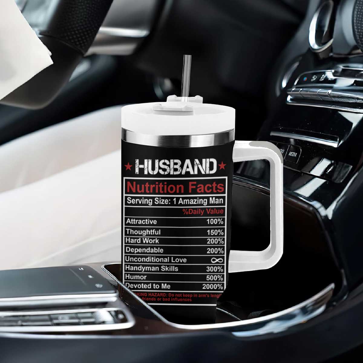 Best Husband Ever Tumbler With Handle Wedding Anniversary Valentines Day Gift For Him US Flag TB10 Print Your Wear