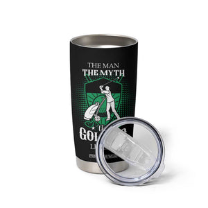 Funny Golfer Tumbler Cup The Man The Myth The Golfing Legend Dad Grandpa Father's Day TB10 Print Your Wear