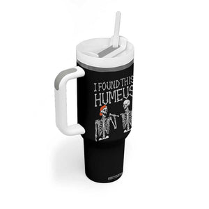 Halloween Skeleton Tumbler With Handle I Found Humerus Funny Costume TB10 Print Your Wear