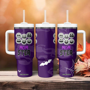 Halloween Mom Tumbler With Handle Momster Spooky Season Funny Mama Gift for Mom Ster TB10 Print Your Wear