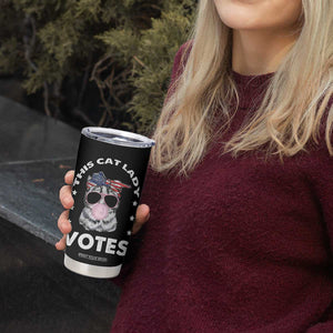 Harris 2024 Tumbler Cup This Cat Lady Vote Kamala Madam President TB10 Print Your Wear