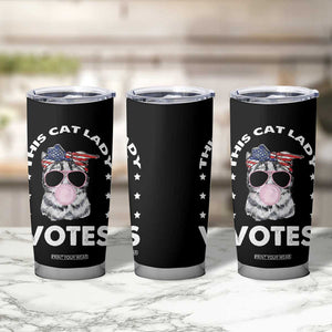 Harris 2024 Tumbler Cup This Cat Lady Vote Kamala Madam President TB10 Print Your Wear