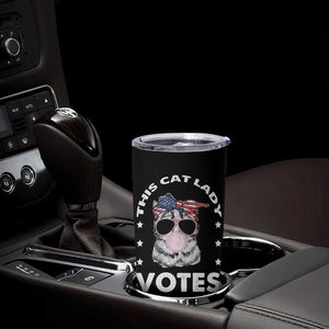 Harris 2024 Tumbler Cup This Cat Lady Vote Kamala Madam President TB10 Print Your Wear