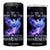 Suicide Prevention Awareness 4 in 1 Can Cooler Tumbler Teal Purple Ribbon Phoenix Rise From The Fire TB10 One Size: 16 oz Black Print Your Wear