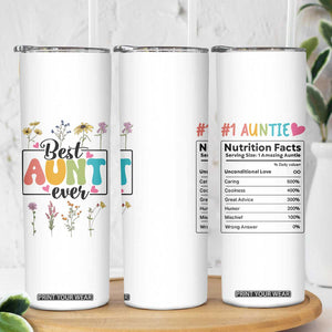 Funny Aunt Skinny Tumbler Best Auntie Ever TB10 Print Your Wear