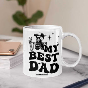 Dad Gifts Coffee Mug Cool Skeleton Fathers Day TB10 Print Your Wear