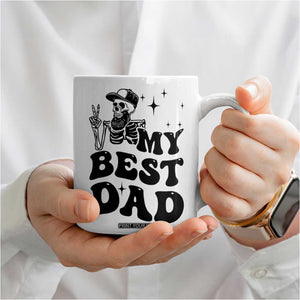 Dad Gifts Coffee Mug Cool Skeleton Fathers Day TB10 Print Your Wear