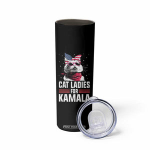 Harris 2024 Skinny Tumbler Cat Lady Ladies for Kamala Madam President TB10 Print Your Wear