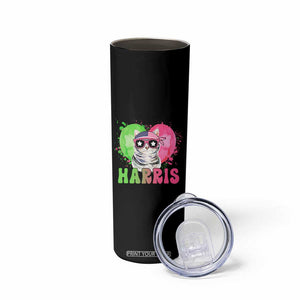 Harris 2024 Presidential Election Skinny Tumbler Cat Lady Ladies for Kamala Madam President TB10 Print Your Wear