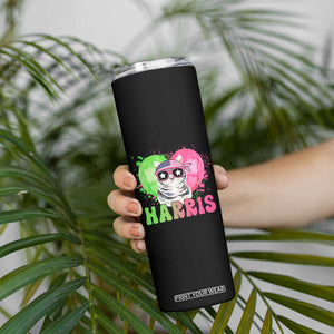 Harris 2024 Presidential Election Skinny Tumbler Cat Lady Ladies for Kamala Madam President TB10 Print Your Wear