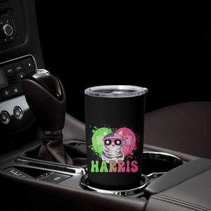 Harris 2024 Presidential Election Tumbler Cup Cat Lady Ladies for Kamala Madam President TB10 Print Your Wear