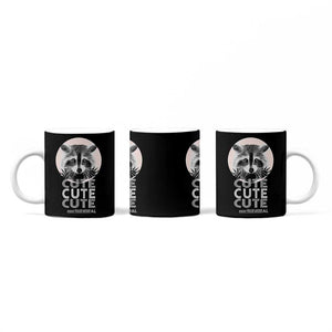 Cute Raccoon Coffee Mug But Feral Gag Gift For Her TB10 Print Your Wear