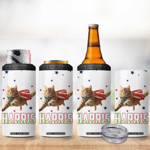 Harris 2024 4 in 1 Can Cooler Tumbler Cat Lady, Ladies for Kamala Madam President TB10 Print Your Wear