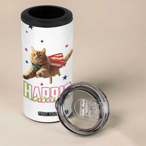 Harris 2024 4 in 1 Can Cooler Tumbler Cat Lady, Ladies for Kamala Madam President TB10 Print Your Wear