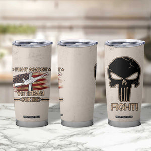 Veteran Suicide Prevention Awareness Tumbler Cup Patriotic USA Mental Health TB10 Print Your Wear