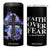 Suicide Prevention Awareness 4 in 1 Can Cooler Tumbler Teal Purple Cross Faith Over Fear Christian TB10 One Size: 16 oz Black Print Your Wear