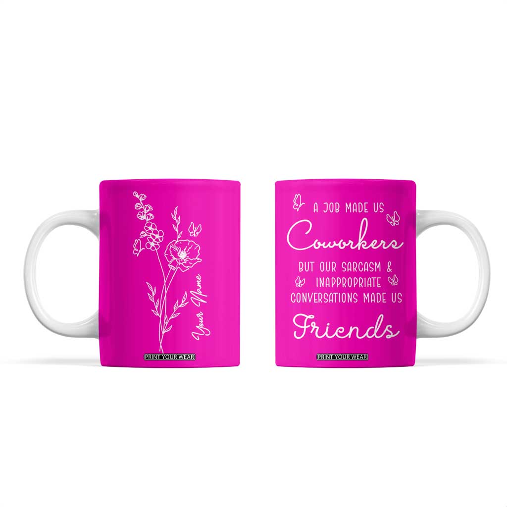 Coworker Gifts Coffee Mug Thank You Appreciation Gifts For Coworkers Friends TB10 Pink Print Your Wear