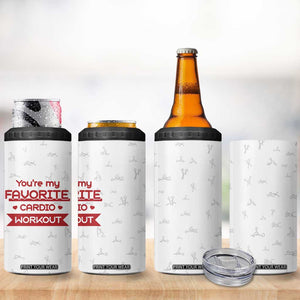 Valentines Gifts for Her 4 in 1 Can Cooler Tumbler You're My Favorite Cardio Workout TB10 Print Your Wear