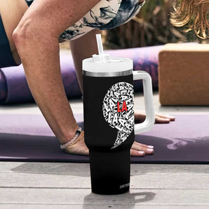 Harris 2024 Tumbler With Handle Comma La Funny Madam President Fans Of Kamala TB10 Print Your Wear