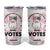 Overeducated Cat Lady Vote for Kamala President Tumbler Cup Funny Kitty Harris 2024 TB10 Pink Cow Print Your Wear