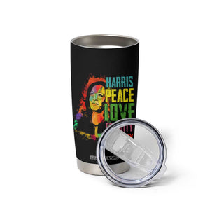 Harris 2024 Madam President Tumbler Cup Peace Love Equality Hope Diversity Human Rights Womens & Gay LGBTQ+ Pride TB10 Print Your Wear