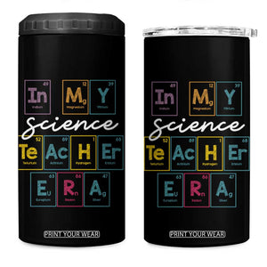 Scientist Teacher 4 in 1 Can Cooler Tumbler Periodic Table Element First Day of School TB10 One Size: 16 oz Black Print Your Wear