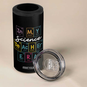 Scientist Teacher 4 in 1 Can Cooler Tumbler Periodic Table Element First Day of School TB10 Print Your Wear