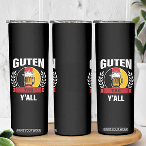 Oktoberfest German Flag Skinny Tumbler Prost Guten Tag Y'all Beer Festival TB10 Print Your Wear