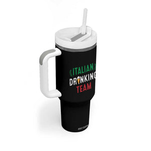 Funny Beer Alcohol Drunk Tumbler With Handle Oktoberfest Italian Drinking Team TB10 Print Your Wear