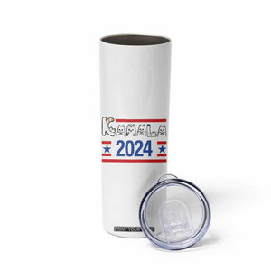 Harris 2024 Skinny Tumbler Cat Lady For Kamala '24 Presidential Election TB10 Print Your Wear