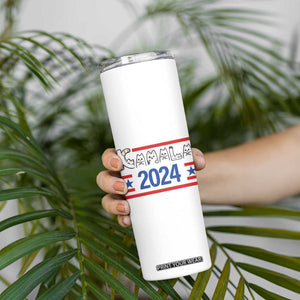 Harris 2024 Skinny Tumbler Cat Lady For Kamala '24 Presidential Election TB10 Print Your Wear