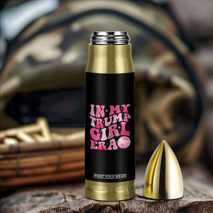 Trump 2024 Election Bullet Tumbler In My Trump Girl Era Pink Retro Groovy TB10 Print Your Wear