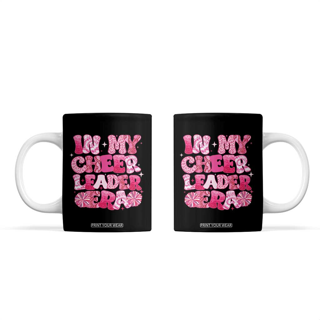 Cheerleader Coffee Mug In My Cheerleader Era TB10 Black Print Your Wear