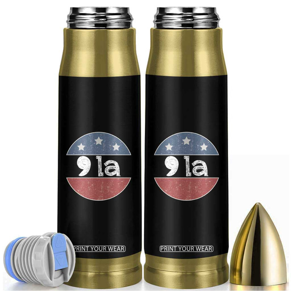 Kamala Harris 2024 Bullet Tumbler Comma La Madam President TB10 Black Print Your Wear