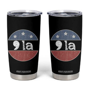 Kamala Harris 2024 Tumbler Cup Comma La Madam President TB10 Black Print Your Wear