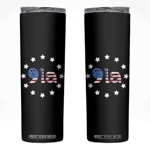 Kamala Harris 2024 Skinny Tumbler Comma La Presidential Election TB10 Black Print Your Wear