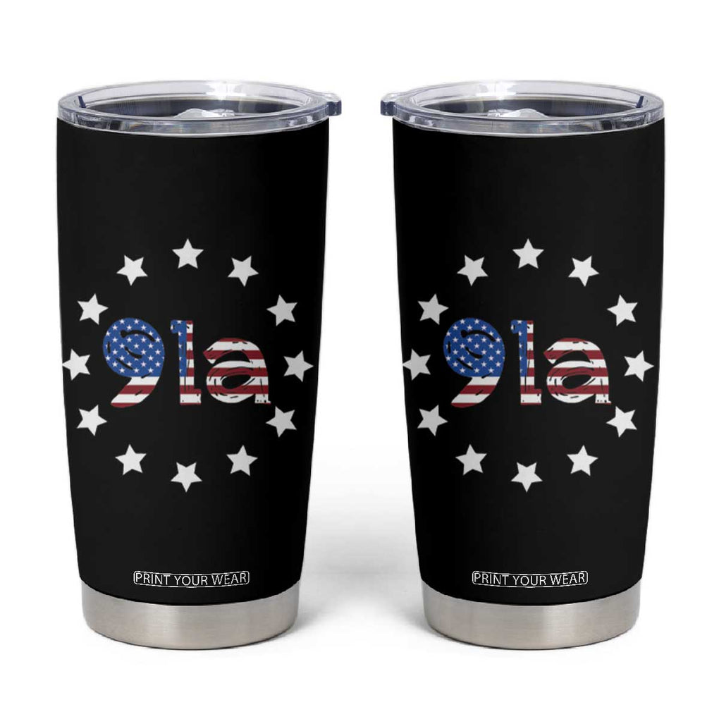 Kamala Harris 2024 Tumbler Cup Comma La Presidential Election TB10 Black Print Your Wear