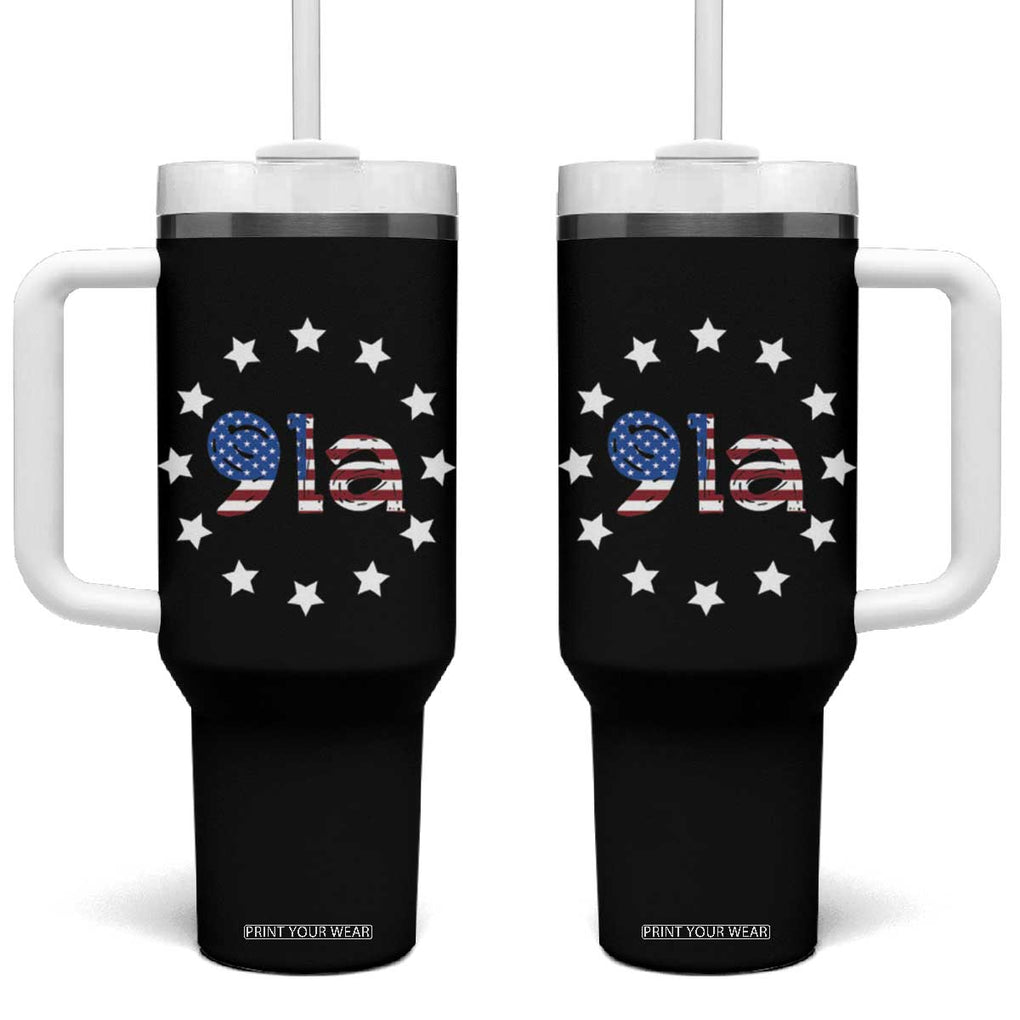 Kamala Harris 2024 Tumbler With Handle Comma La Presidential Election TB10 One Size: 40 oz Black Print Your Wear