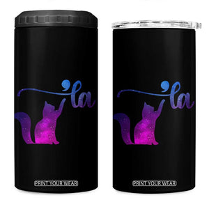 Kamala Harris 2024 Election 4 in 1 Can Cooler Tumbler Comma La Funny Cat First Female Madam President Gift for Women TB10 One Size: 16 oz Black Print Your Wear