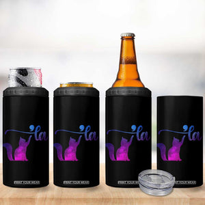 Kamala Harris 2024 Election 4 in 1 Can Cooler Tumbler Comma La Funny Cat First Female Madam President Gift for Women TB10 Print Your Wear