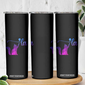 Kamala Harris 2024 Election Skinny Tumbler Comma La Funny Cat First Female Madam President Gift for Women TB10 Print Your Wear