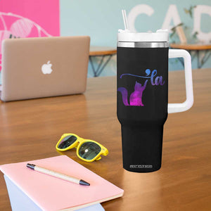 Kamala Harris 2024 Election Tumbler With Handle Comma La Funny Cat First Female Madam President Gift for Women TB10 Print Your Wear