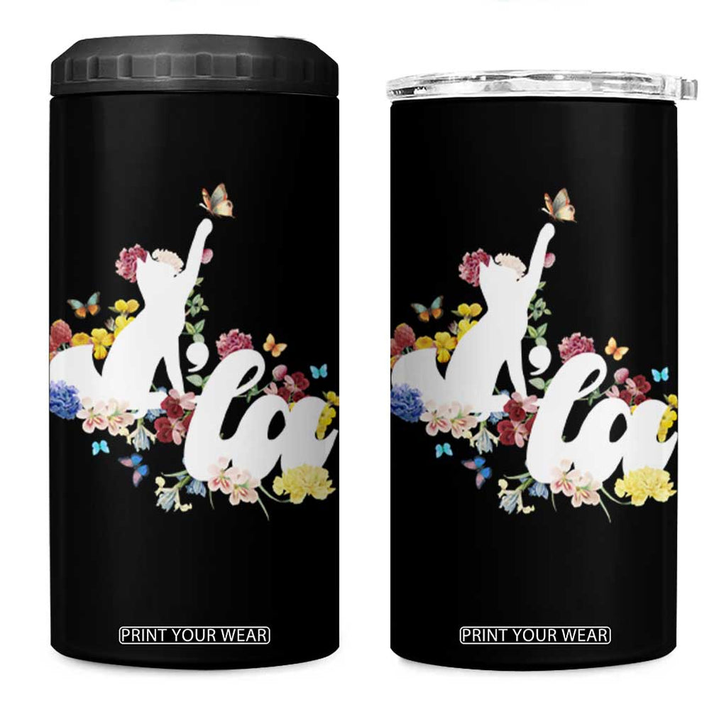 Kamala Harris 2024 Election 4 in 1 Can Cooler Tumbler Comma La Funny Cat First Female Madam President Gift for Women TB10 One Size: 16 oz Black Print Your Wear