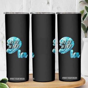 Kamala Harris 2024 Election Skinny Tumbler Comma La Vote Blue Wave First Female Madam President Gift for Women TB10 Print Your Wear