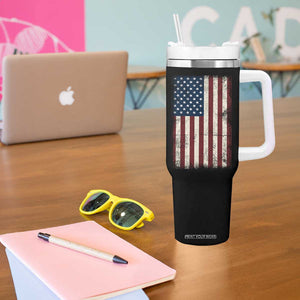 We're Not Going Back Kamala Harris 2024 Election Tumbler With Handle Childless Cat Lady Vintage Western American Flag TB10 Print Your Wear