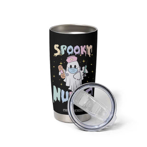 Halloween Nurse Tumbler Cup Spooky Nurse Ghost Nursing Halloween TB10 Print Your Wear