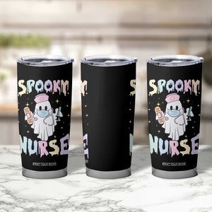 Halloween Nurse Tumbler Cup Spooky Nurse Ghost Nursing Halloween TB10 Print Your Wear