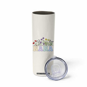 Nana Grandma Gift Skinny Tumbler Grandma's Garden Mother's Day For Grandma Mimi TB10 Print Your Wear